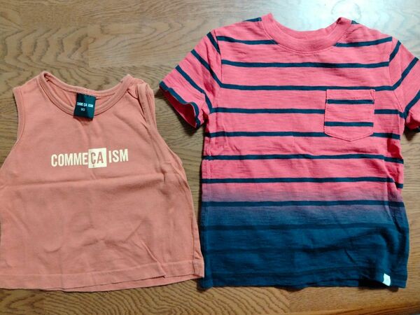 GAPTシャツ80 　コムサイズムタンクトップ80