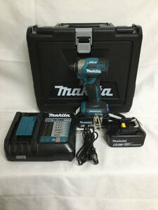 【北見市発】マキタ MAKITA 充電式インパクトドライバ TD173D 急速充電器 DC18RF バッテリBL1860B 2個 専用ケース付き 電動工具 DIY