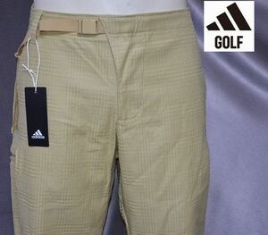 新品 LL アディダス ゴルフ 定価11500円 adidas GOLF アディクロス フトゥーラ パンツ 色 サバンナ