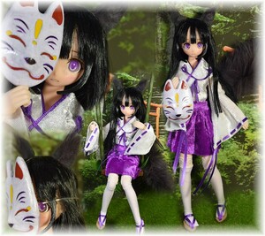 Art hand Auction ○1/6 size custom doll head, Costume set, doll, Character Doll, Custom Doll, others