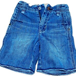 GAP ギャップ デニム ハーフパンツ ショートパンツ インディゴ 子供服 キッズ ジーンズ 90センチ