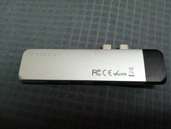 Satechi イーサネット USB-C Proハブ (スペースグレイ) 4K HDMI, パススルーPD充電