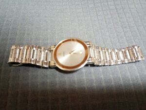SEIKO セイコー 7N29-6E70 シルバー文字盤 ゴールド デイト 2針 メンズ クォーツ QUARTZ QZ 腕時計