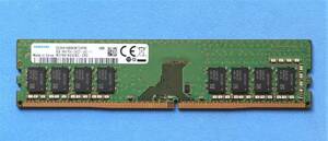 SAMSUNG　　8GB 　PC4-2400T (DDR4-19200)　　8GB×1枚 　288Pin　 Desktop Memory 　動作確認済み