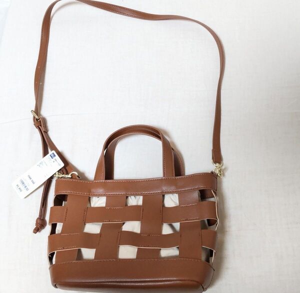 ハンドバッグ 2way ショルダーバッグ かごバッグ 新品 未使用 GU