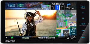 ケンウッド MDV-S711HDW 7インチ20cm2DIN フルセグ地デジ DVD CD USB SD Bluetooth AVナビゲーション TypeS
