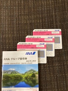 ANA株主優待券　3枚セット　※有効期限2024/11/30