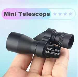  free shipping unused goods 8X20 8 times telescope monocle pocket Mini outdoors portable fishing hunting camp mountain climbing for 