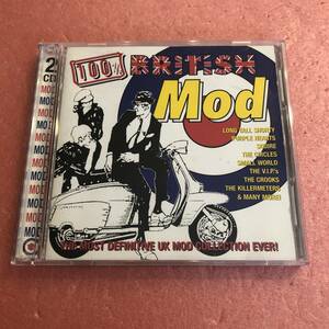 2CD V.A. 100% British Mod ’70sネオモッド The Accidents The Aces The Amber Squad Blue Movies The Cigarettes The Circles The Clerks