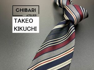 [ прекрасный товар ]TAKEOKIKUCHI Takeo Kikuchi reji men taru рисунок галстук 3шт.@ и больше бесплатная доставка серый темно-синий 0601218