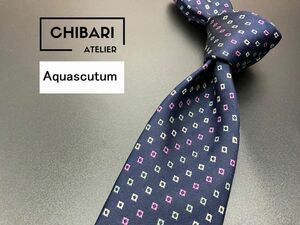 [ super-beauty goods ]Aquascutum Aquascutum dot pattern necktie 3ps.@ and more free shipping navy 0601002