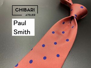 [ super-beauty goods ]PaulSmith Paul Smith dot pattern necktie 3ps.@ and more free shipping Brown navy 0601112