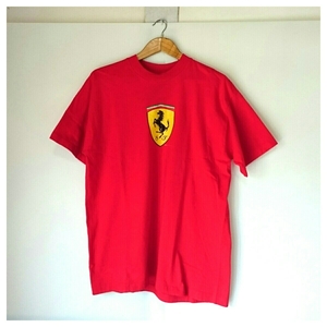 ☆90'S Ferrari フェラーリ Tシャツ XLサイズ USA製 赤