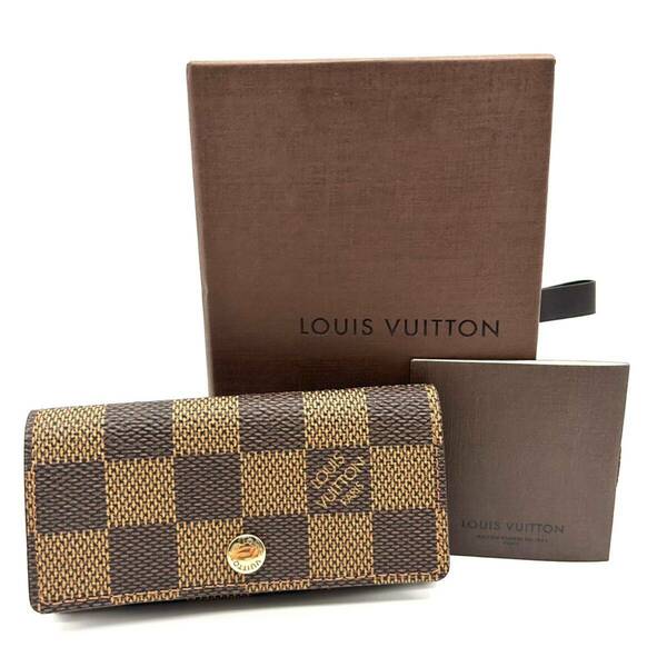 ルイヴィトン ダミエ N62631 ミュルティクレ4 4連　キーケース 美品　LOUIS VUITTON ミュルティクレ ヴィトン　ビトン　LV 人気　定番