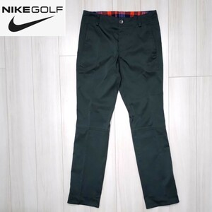 美品 NIKE GOLF ロングパンツ 32 メンズ M ストレッチ 春夏 ボトムス ナイキ ゴルフ タイガーウッズ