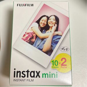 【新品未使用】チェキ用フィルム instax mini FUJIFILM×1箱(20枚)