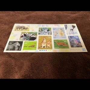 記念切手 動物シリーズ 第3集 令和2年11月16日 グリーティング シート シール 未使用 パンダ コアラ ペンギン 日本