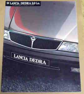  prompt decision! Lancia Dedra catalog 