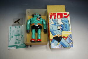 * Osaka tin plate toy reissue zen my walk robot . god gallon unused box attaching hand . production limitation 500 piece 