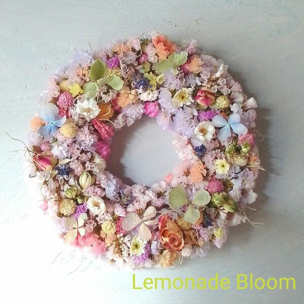 Lemonade Bloom キャンディドロップフラワーリース