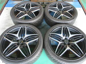 【新品＋中古】アイロック NUNO 22x8.5J 5H 114.3 +35 4本 265/35R22 ハリアー ムラーノ レクサス RX NX トリビュート エスケープ など