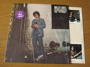 □ BILLY JOEL 52ND STREET 米盤オリジナルシュリンク＆ステッカー美盤！両面STERLING刻印