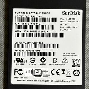 SanDisk SSD 512GB 2.5インチ