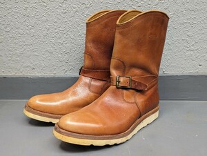 BENCH BUILT engineer boots Stevenson Overall Co western boots 