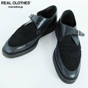 LAD MUSICIAN/ Lad Musician MONK-STRAP SNEAKER SHOES/ кожа обувь 2117-911/42 /080