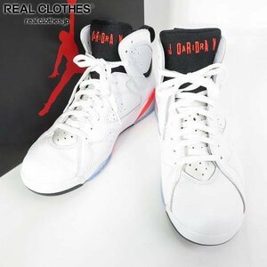 NIKE/ Nike AIR JORDAN 7 RETRO/ air Jordan 7 retro white in fla red CU9307-160/29 /080