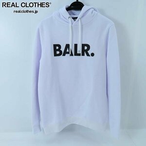 ☆BALR./ボーラー Q-Series Straight Classic Hoodie プルオーバーパーカー ホワイト B1261.1017/M /060