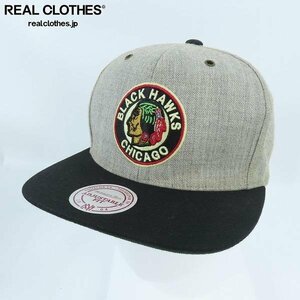 MITCHELL&NESS/ミッチェルアンドネス BLACK HAWKS キャップ/帽子 /060