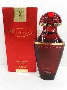 残量多 GUERLAIN SAMSARA ゲラン サムサラ 香水 オーデトワレ EDT EAU DE TOILETTE 30ml 箱付 ◇07