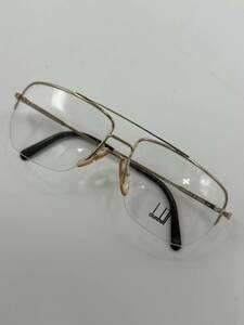 NO.4 未使用 dunhill ダンヒル 眼鏡 フレーム ファッション 小物 メガネ メガネフレーム 金色フレーム 保管品