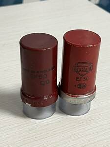 EF50 2本 MULLARD 他 ENGLAND 導通確認 真空管 