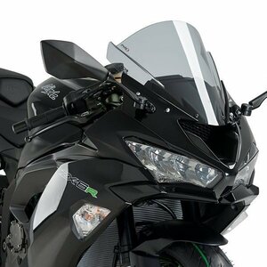 在庫あり Puig 3177H スクリーン Kawasaki ZX-6R 636 (09-23) ZX-10R (08-10) [スモーク] プーチ レーシング タイプ