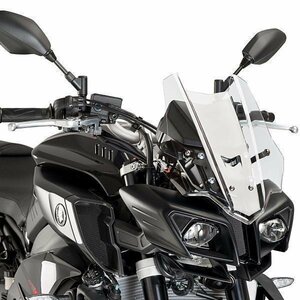 在庫あり Puig 8917W スクリーン YAMAHA MT-10 (16-19) / MT-10 SP (17-19) [クリア] プーチ レーシング タイプ