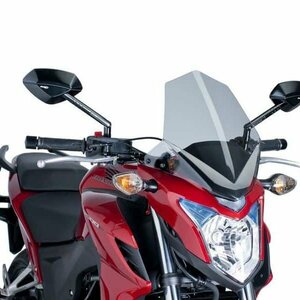 在庫あり Puig 6437H スクリーン バイザー CB500F / CB400F (13-15) [スモーク] プーチ NEW GENERATION