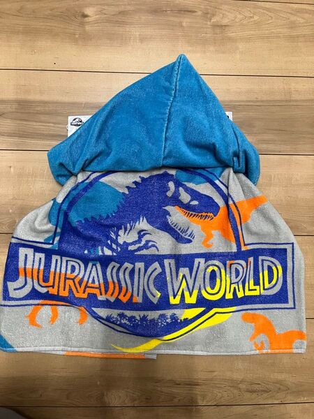 ジェラシックワールド フード付き スポーツタオル