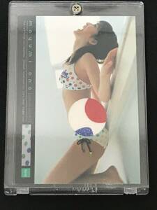 【限定！！】小野真弓 BOMB ボム CARD HYPER 2004 コスチュームカード ピンスポ水着 123 レア トレカ 女優 タレント グラビア 水着 撮影