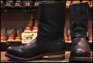 [11D superior article 11 year ] Red Wing 9085 engineer black black Harness steel tu boots redwing 2268 HOPESMORE