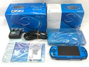 SONY / PSP / VALUE PACK / VIBRANT BLUE PSPJ-30024 / ソニー / バリュー パック / バイラント ブルー / セット品 / 通電確認済 / 現状品