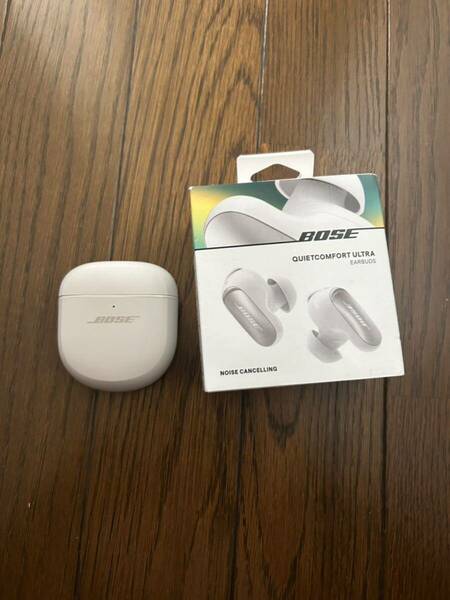 Bose QuietComfort Ultra Earbuds 完全ワイヤレス ノイズキャンセリングイヤホン 空間オーディオ Bluetooth最大6時間再生 急速充電　白