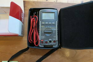 中古 三和電気計器株式会社製 SANWA PC500 DIGITAL MALTIMETER デジタルマルチメーター 携帯用ケース付