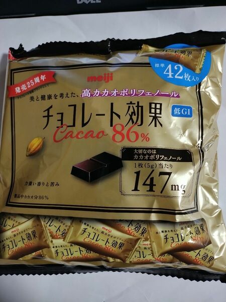 meiji チョコレート効果86% , 高カカオポリフェノール 低gi　明治
