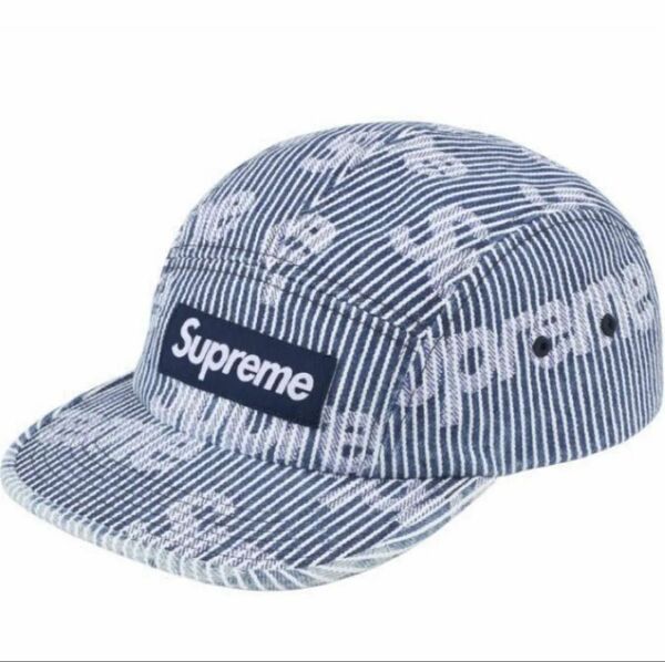 Supreme Denim Camp Cap Stripe 新品未使用 シュプリーム キャンプ デニム キャップ　本日限定値下