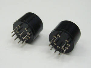 **( tube SOP001) MT9P plug 2 piece set / NOS Miniature 9pin Plug 2pcs **