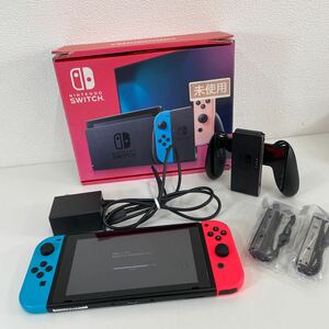 G◎ Nintendo Switch 本体 HAC-001（-01） Joy-Con （L）ネオンブルー （R） ネオンレッド 新モデル 初期化済み 細かなキズ汚れ有り