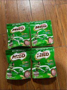 計4袋　ネスレ ミロ 栄養機能食品 (カルシウム、鉄、ビタミンD) x 4袋