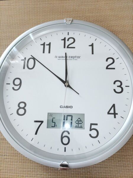 CASIO カシオ 壁掛け時計 電波時計 シンプル 時計 掛け時計 電波